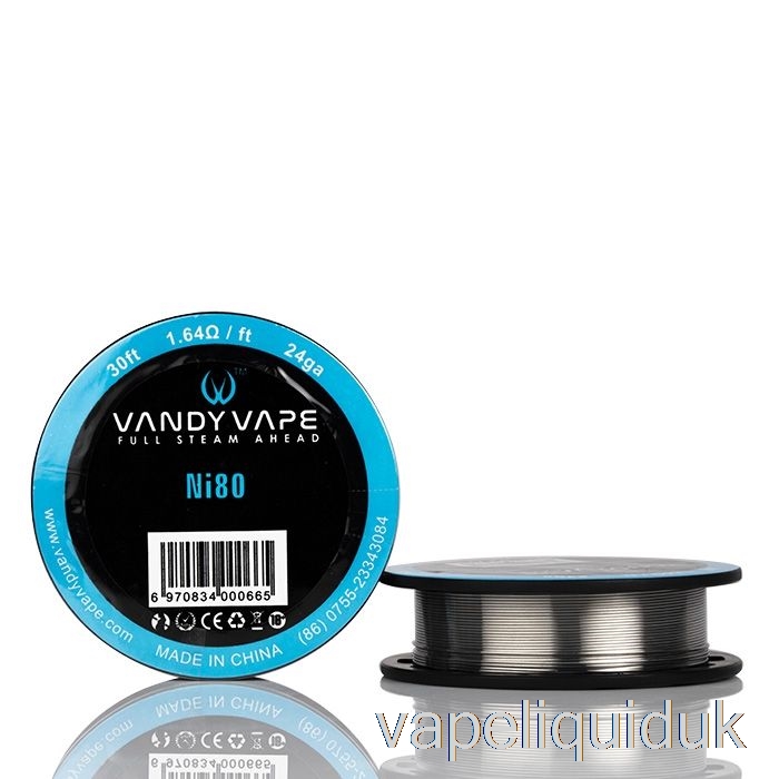 Vandy Vape Specialty Wire Spools Ni80 - 24GA - 30ft - 1.64ohm Vape Liquid